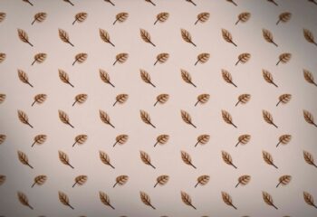 modne wnetrza tapeta w piora