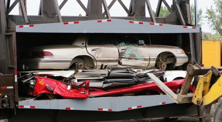 kasacja zniszczonego pojazdu